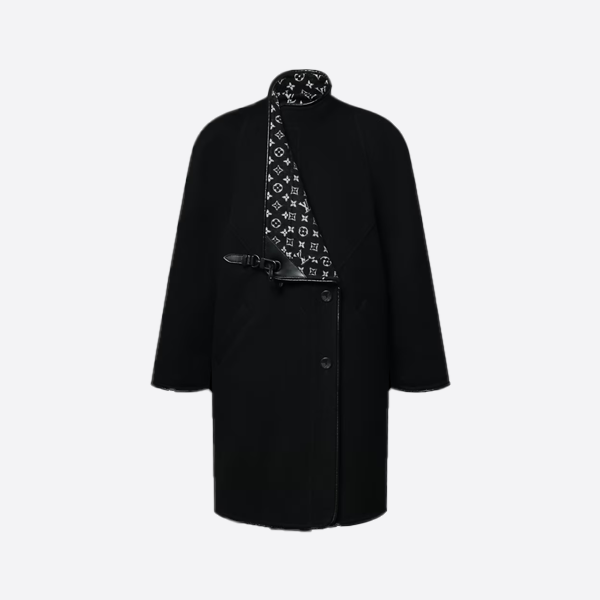 ロエベのダブルフェイスウールコート
