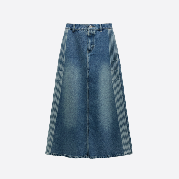 ディオール オブリーク デニム Aライン スカート