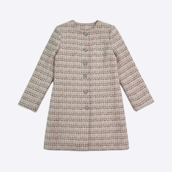 シャネル ツイード ロング ジャケット