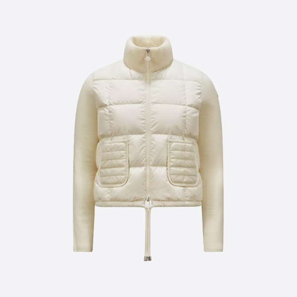 モンクレール ダウンニットジャケット ホワイト