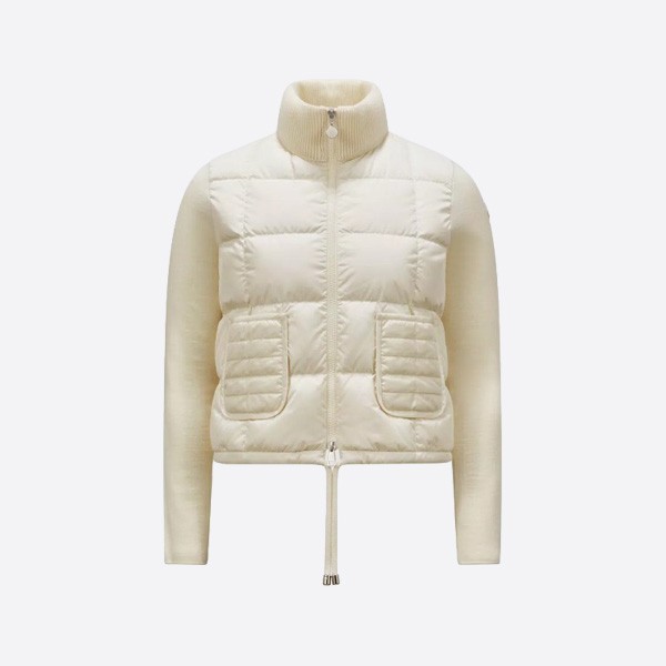 モンクレール ダウンニットジャケット ホワイト