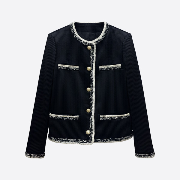 シャネル コードレーン ツイード ジャケット