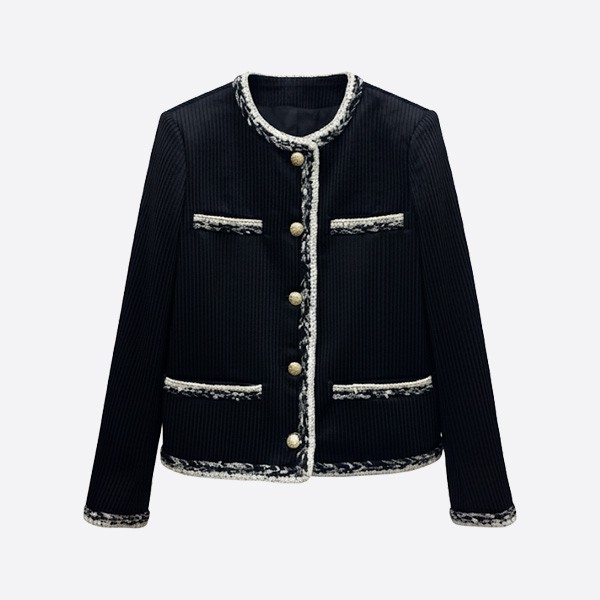 シャネル コードレーン ツイード ジャケット