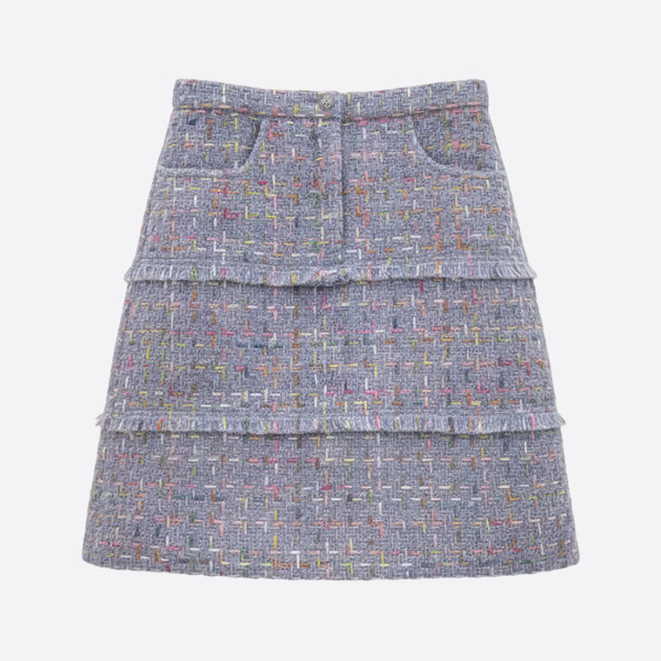 シャネル マルチカラー ツイード スカート