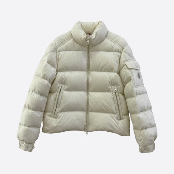 モンクレール ショート ダウンジャケット ホワイト