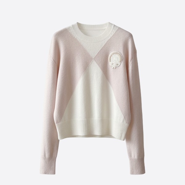 エルメス カシミヤ アーガイル ニット セーター