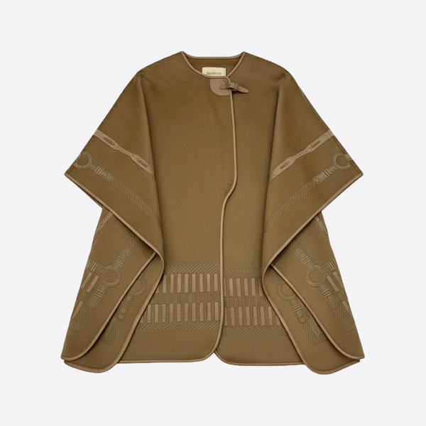 エルメス ポンチョ ブリッド・ドゥ・ガラ カシミヤ ケープ