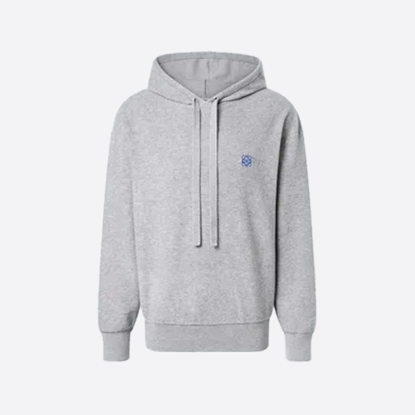 ロエベ アナグラム 刺繍 コットン フーディー