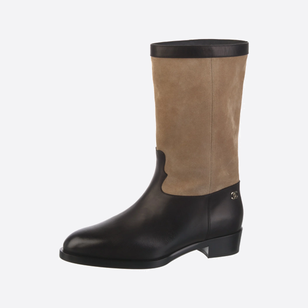 シャネル デニム アンクルブーツ G46589