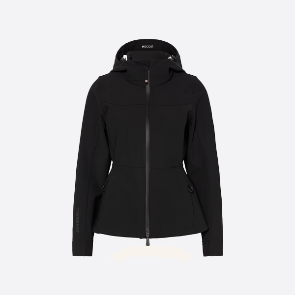 モンクレール グルノーブル ソフトシェル ジャケット ブラック