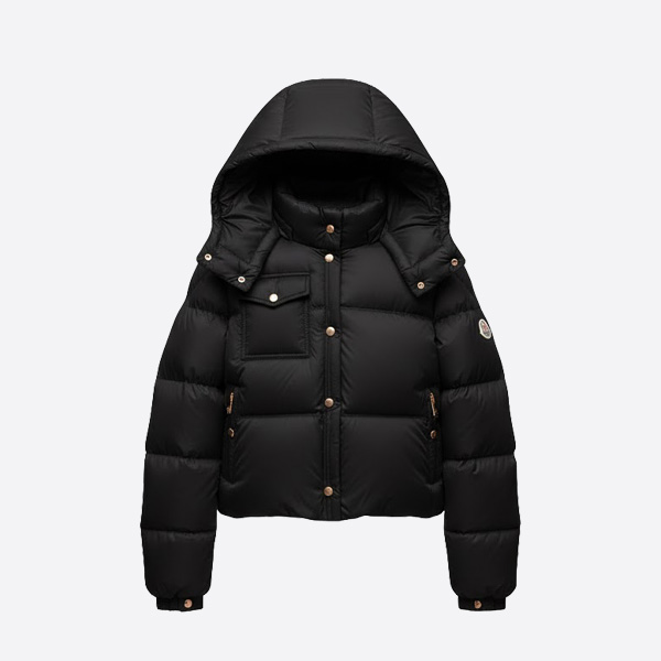 モンクレール クラシック ショートダウンジャケット ブラック