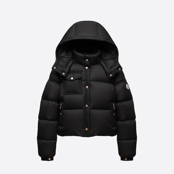 モンクレール クラシック ショートダウンジャケット ブラック