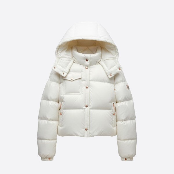 モンクレール クラシック ショートダウンジャケット ホワイト