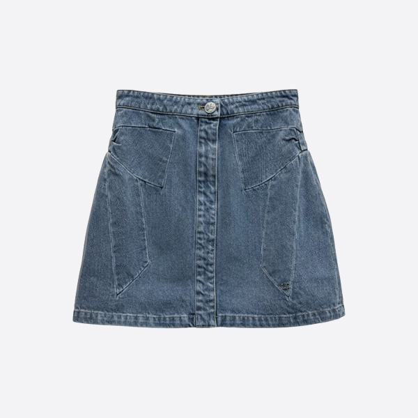 シャネル デニムミニスカート