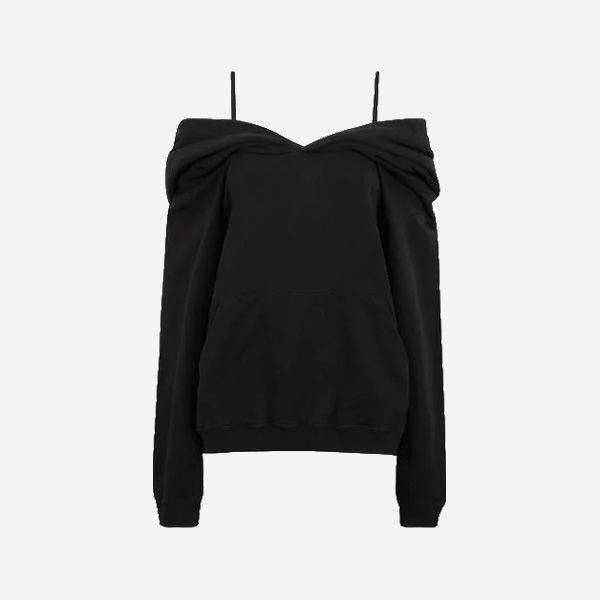 メゾンマルジェラ 再構築 オフショルダー フーディー