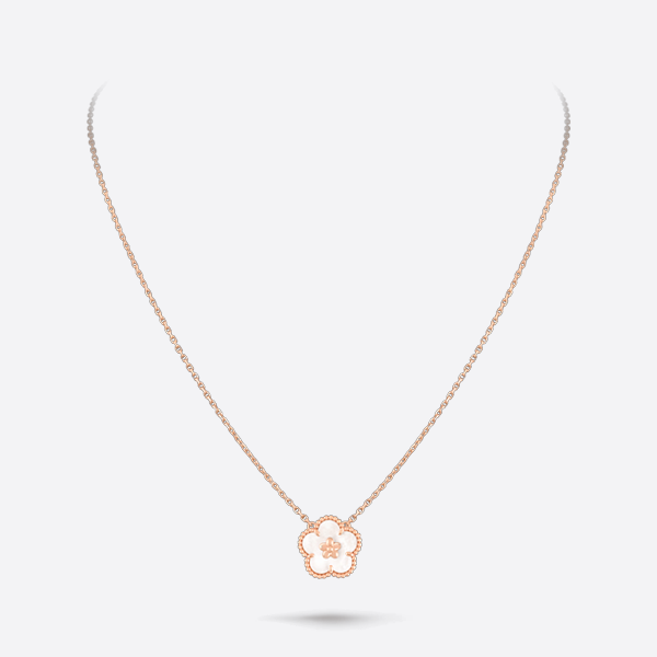 ヴァン クリーフ＆アーペル プラム ブロッサム ネックレス VCARP9X100