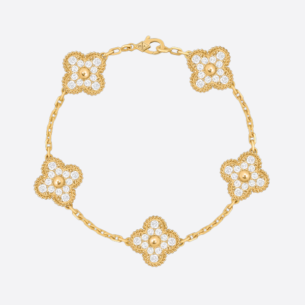 ヴァン クリーフ＆アーペル ファイブフラワー ブレスレット VCARA41400