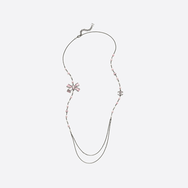 シャネル ダブルレイヤーネックレス ABG383B21902U3576