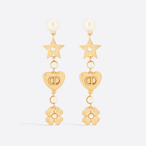 ディオール ハートシェイプ ロングイヤリング E4266WOMRS_D301