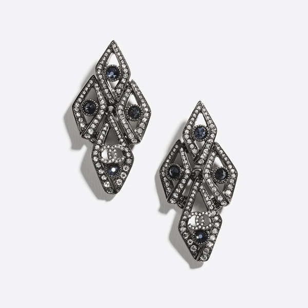 シャネル ダイヤモンド スタッド イヤリング ABG149B21261U2315