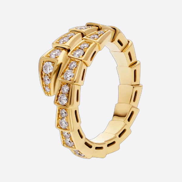 ブルガリ フルダイヤモンド スネークリング 357482