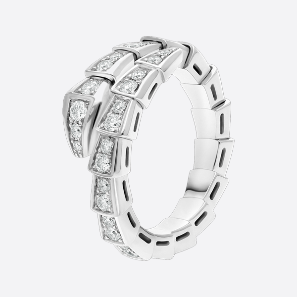 ブルガリ フルダイヤモンド スネークリング AN858111