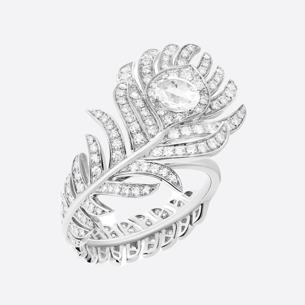 ブシュロン フルダイヤモンド フェザーリング JRG02810