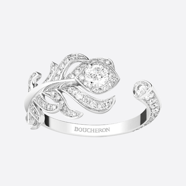 ブシュロン スモール フェザー リング JRG03242