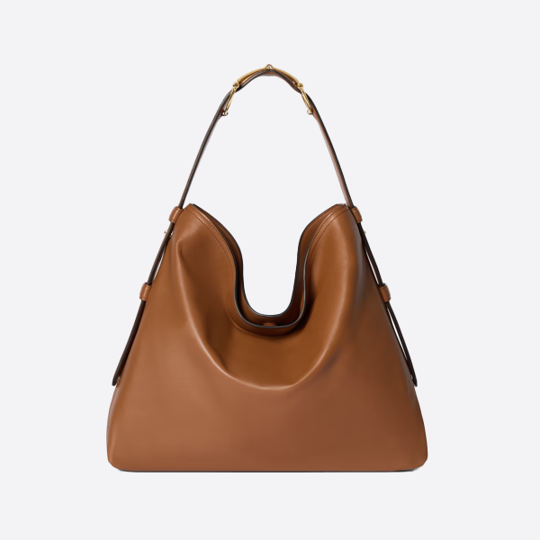 グッチ ブラウンレザーハンドバッグ 850546