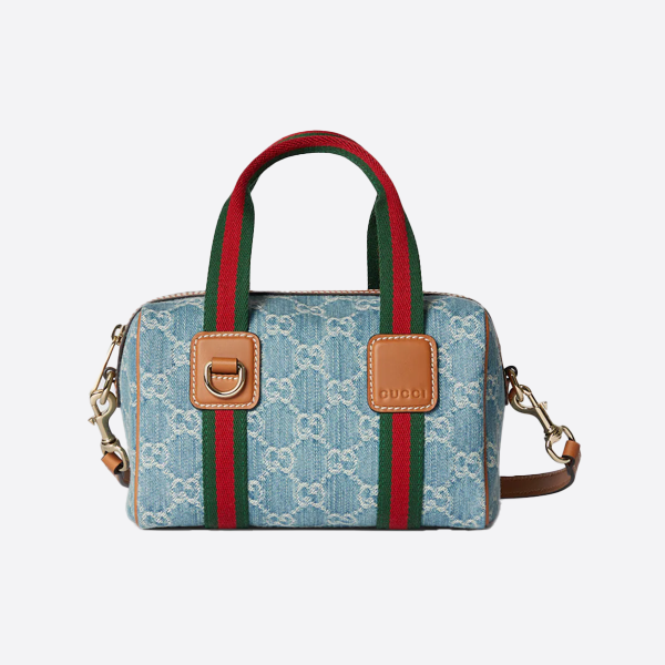 グッチ ブルーデニムハンドバッグ 859975