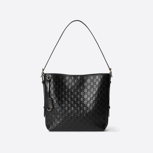 グッチ ブラック エンボス加工 ハンドバッグ 848881