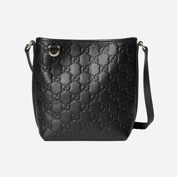 グッチ ブラック エンボス加工 ハンドバッグ 847090