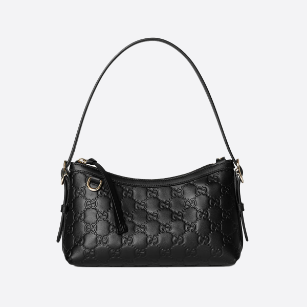 グッチ ブラック エンボス加工 ハンドバッグ 847450