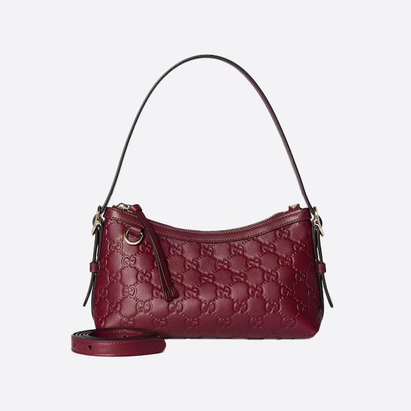 グッチ レッドエンボスハンドバッグ 847450