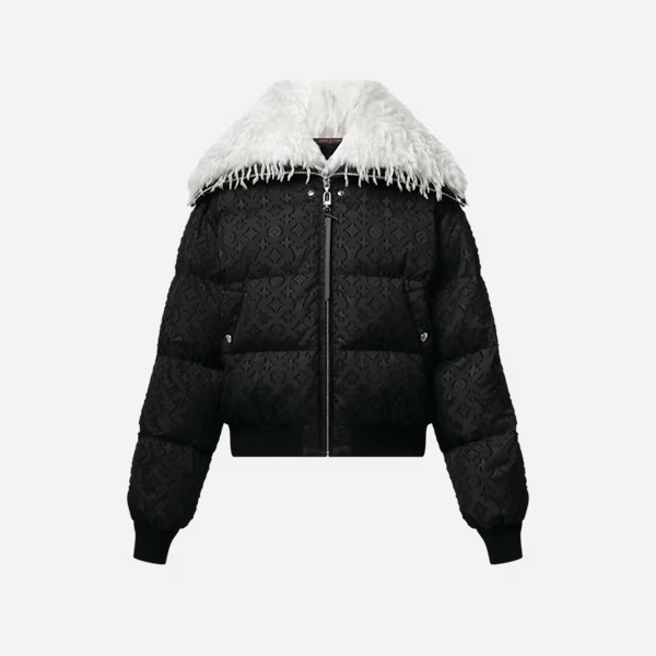 モノグラム シェアリングカラー ダウンジャケット