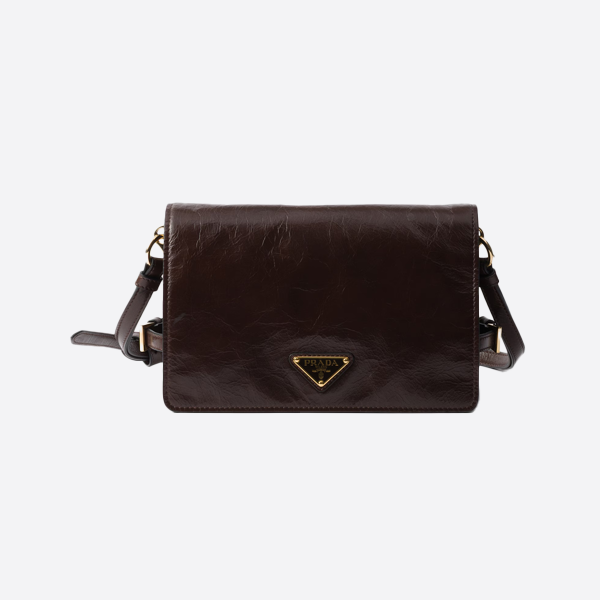 プラダ オイルワックスレザー メッセンジャーバッグ 1BD082