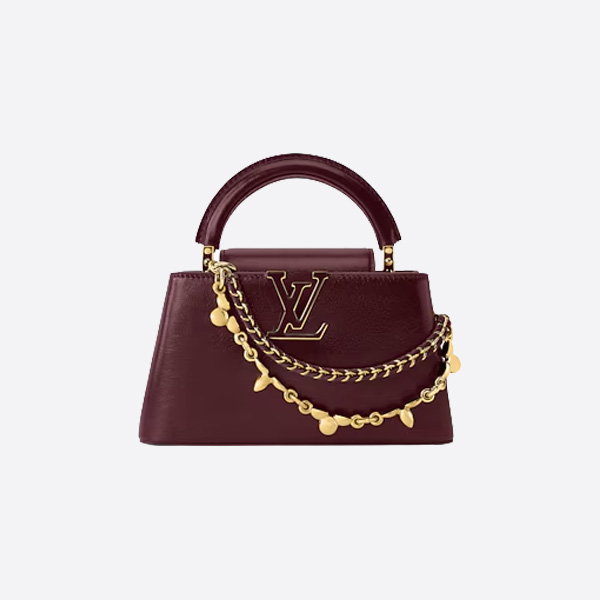 ルイ・ヴィトン ツイスト・ミニ ハンドバッグ バーガンディ M48865